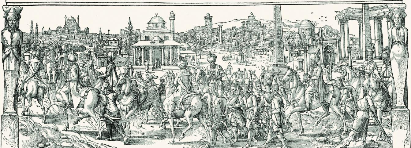 1- Kanunî Sultan Süleyman’ın Cuma namazına giderken At Meydanı’ndan geçişi (Aelst)