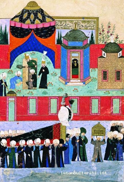 31- Kanunî Sultan Süleyman’ın Süleymaniye haziresine defni