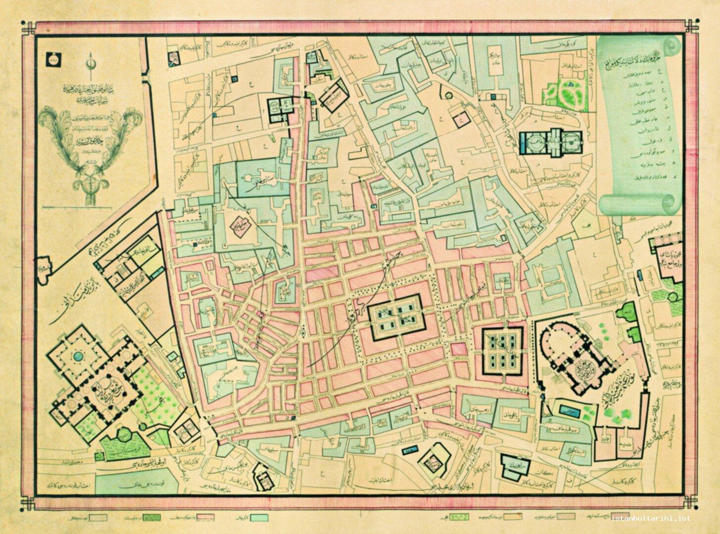 22- Grand Bazaar’s Layout dated 1885-1886 (Istanbul University, Rare Books and Special Collections Library, Maps Section)