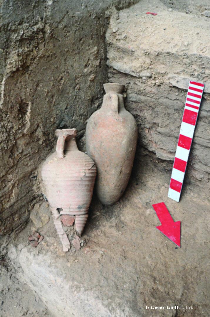 22- Amphorae (The containers used to carry food and drinks in shipping trade, 5<sup>th</sup> - 7<sup>th</sup> centuries