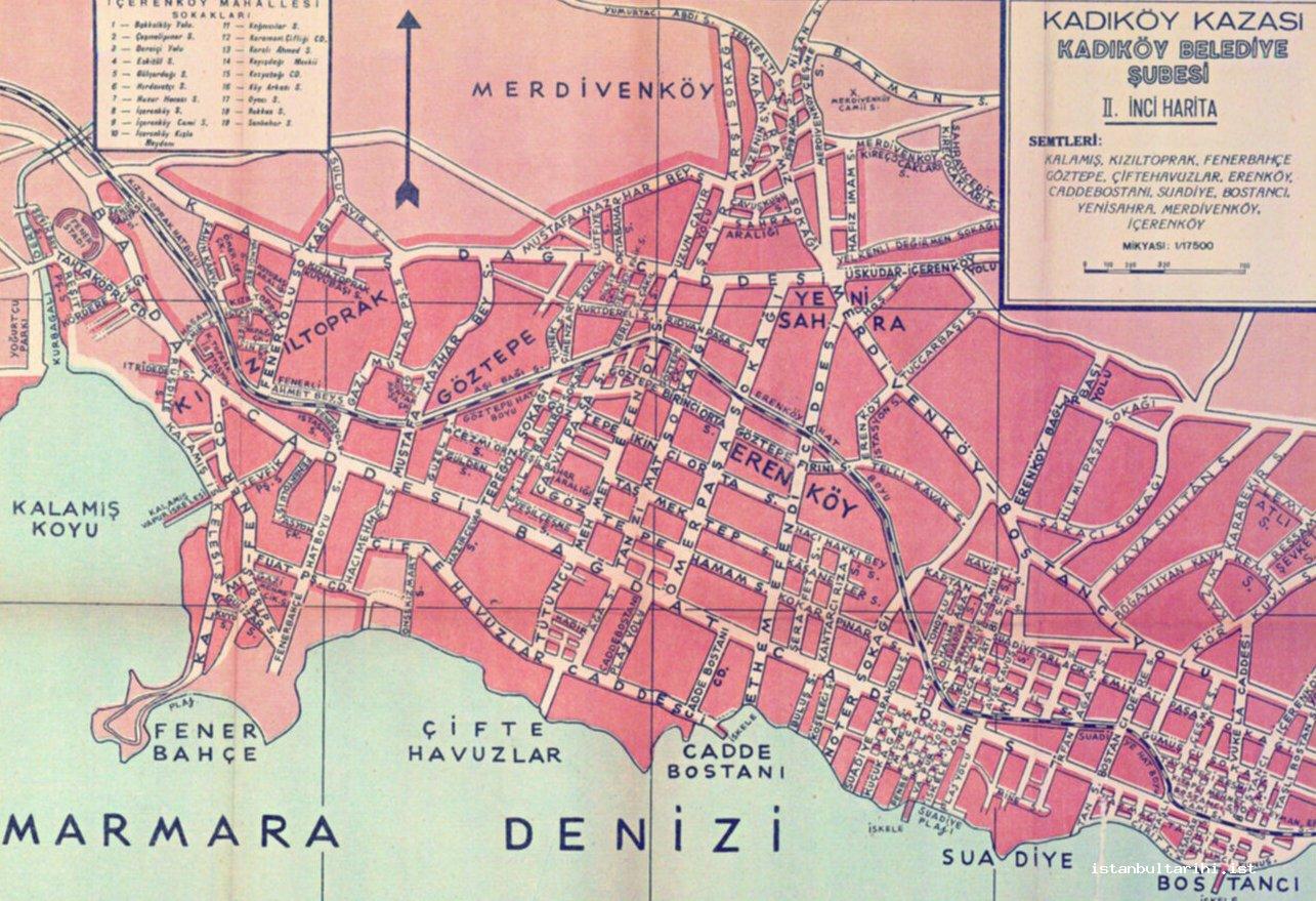 14- Kızıltoprak, Göztepe, Merdivenköy,Erenköy ve Bostancı 1955