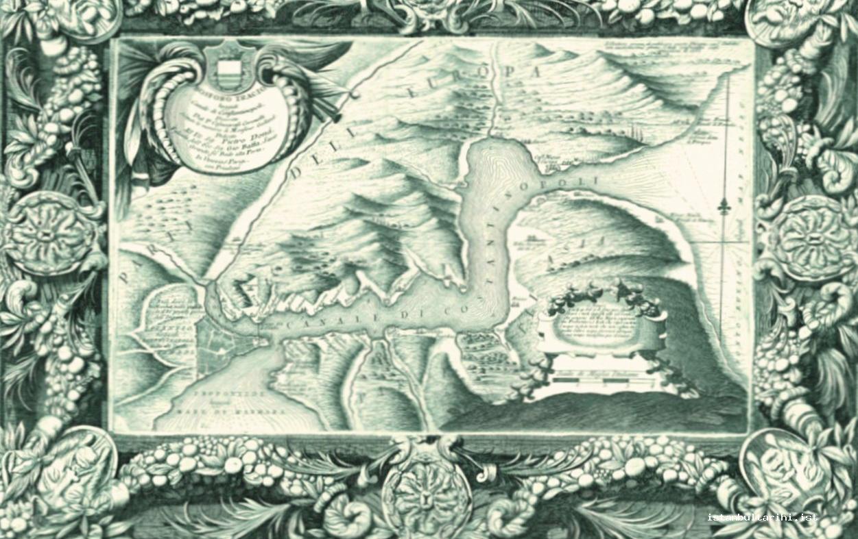 12- Coronelli, map of Bosporus, 1688, copper print
