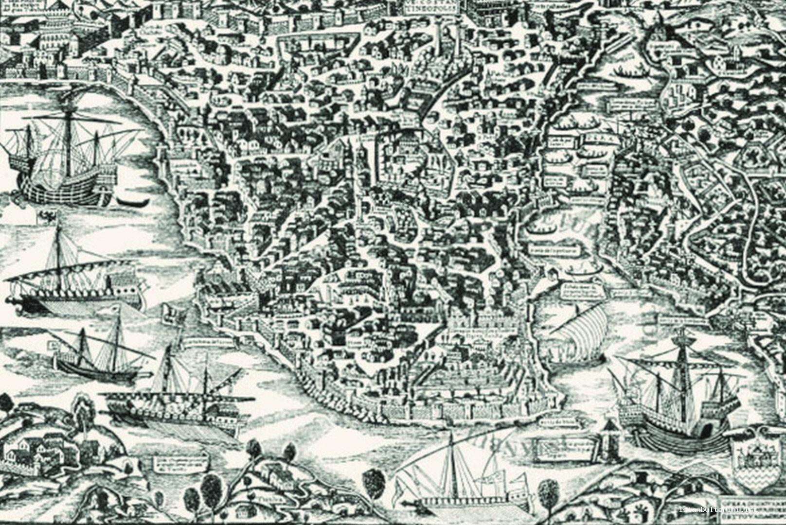 5- A. di Vavassore, an Overview of Istanbul, 1550
