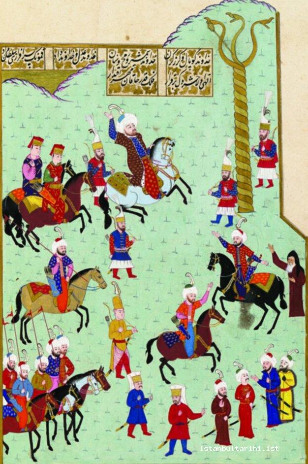 29- Sultan Mehmed II in Hippodrome (Hünername)