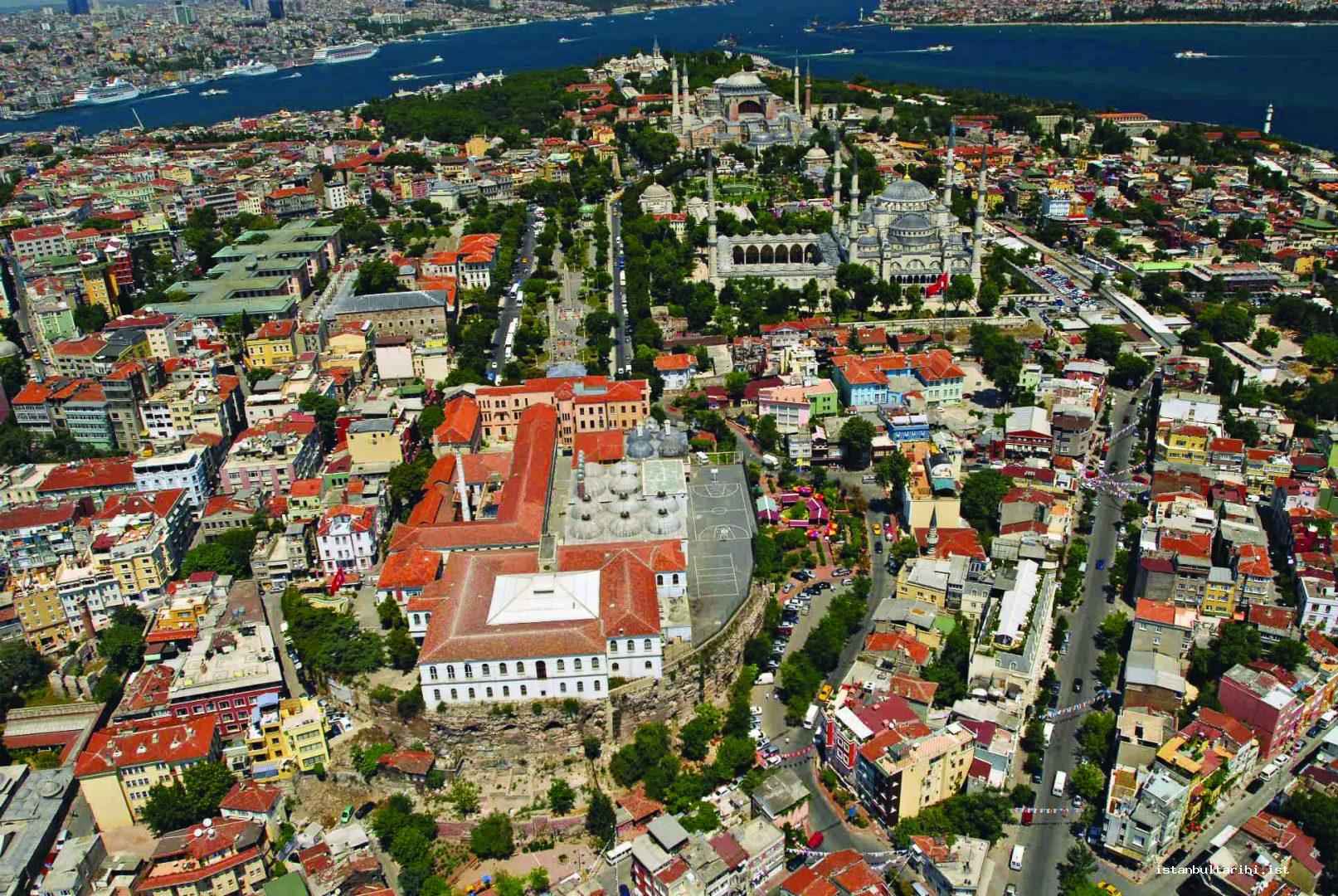 5- The district where the center of Constantinople was located: Hagia Sophia, Hippodrome, and the remnants of imperial palace