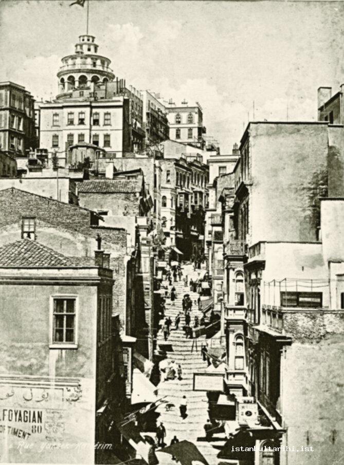 13- Galata in the 19<sup>th</sup> century (Istanbul Metropolitan Municipality, Atatürk Library)