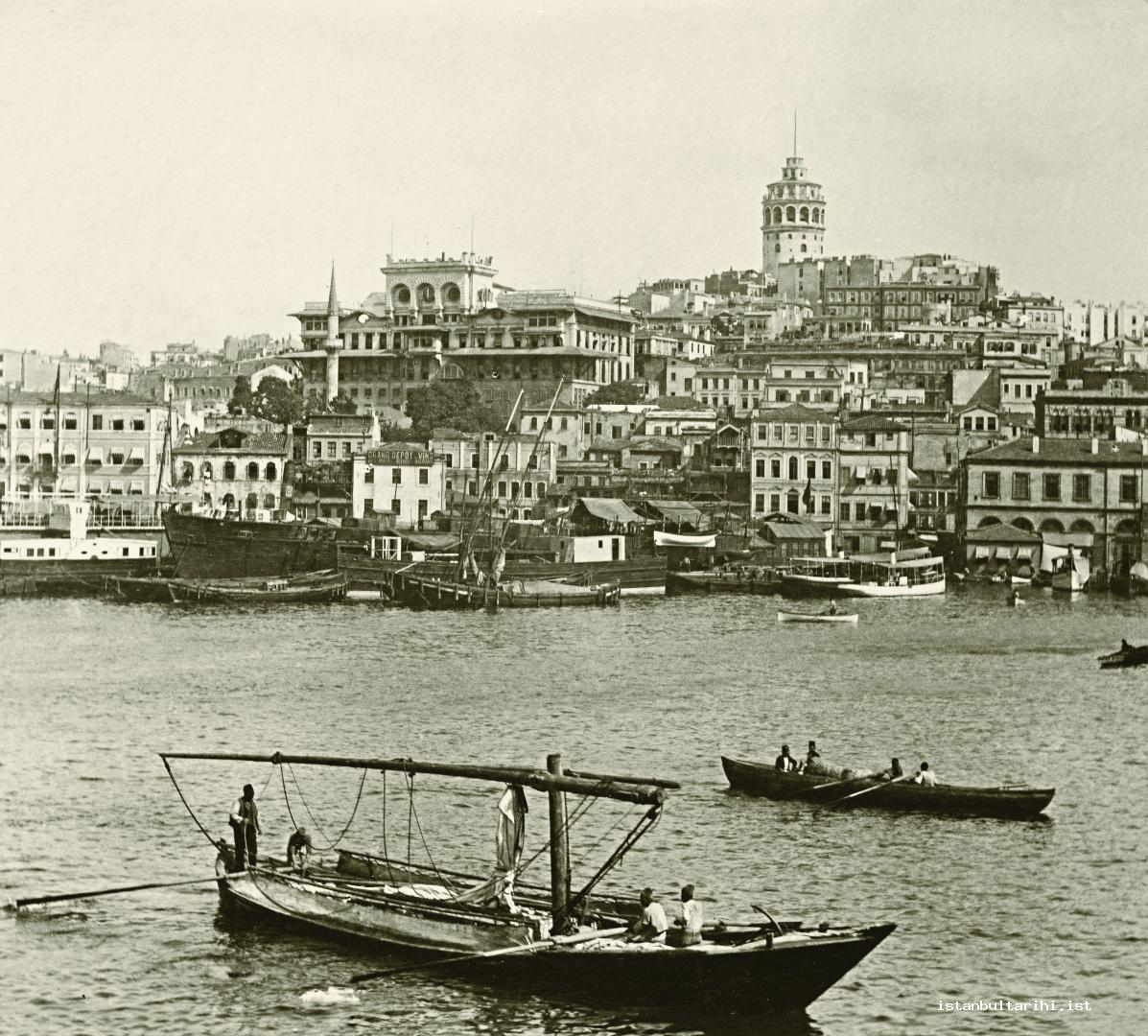 15- Fishing boats and Galata and Galata Tower in the back