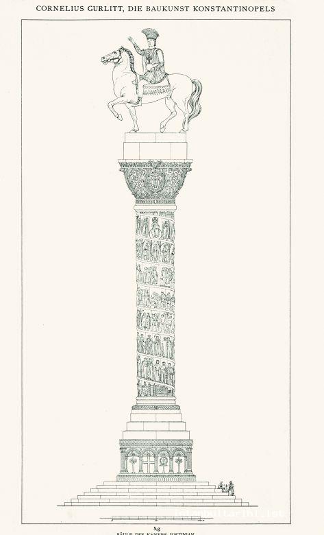 12- The column of Justinian (Gurlitt)