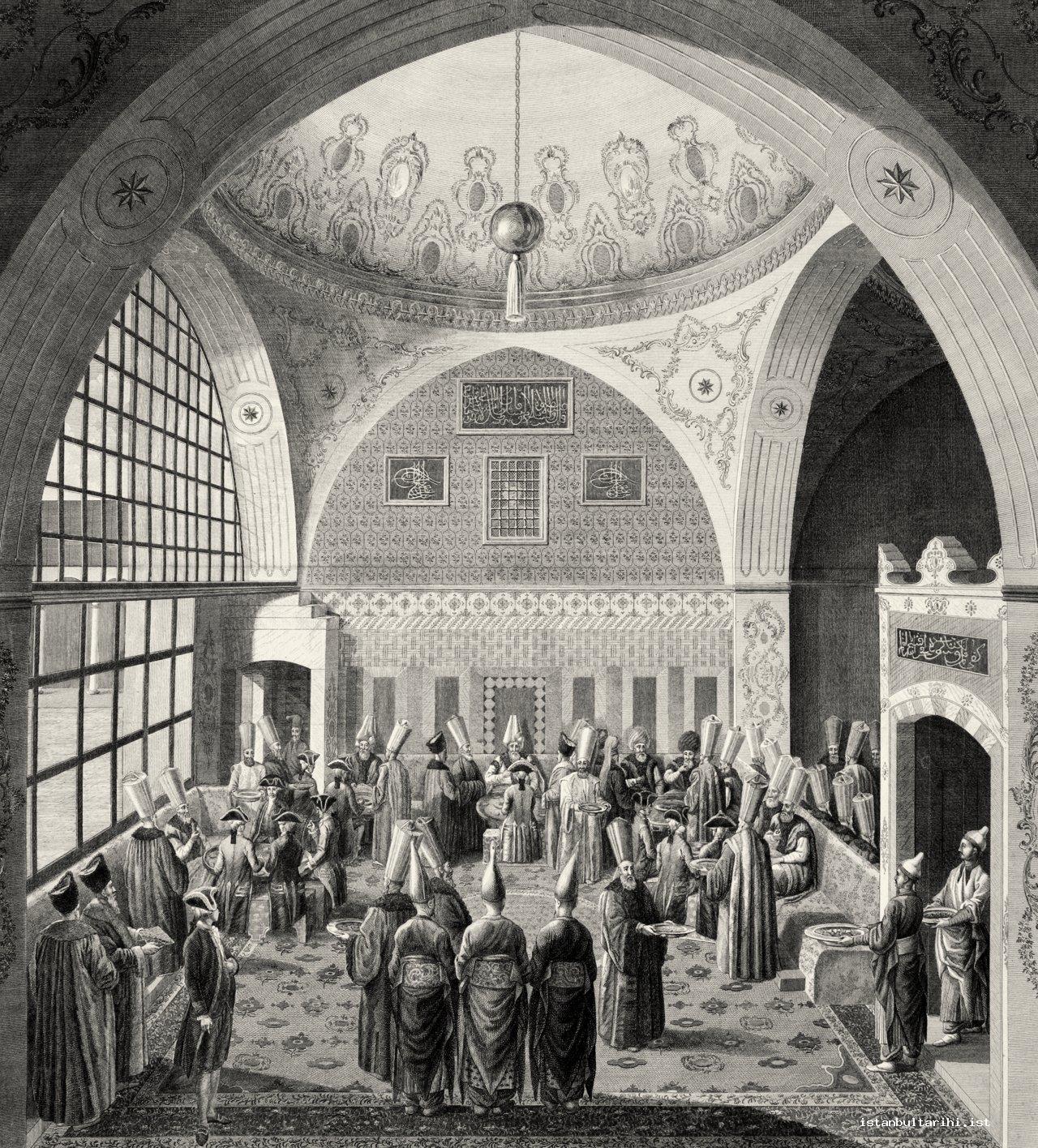 12- A banquet offered in Imperial Chancery of State in honor of an ambassador (d’Ohsson)