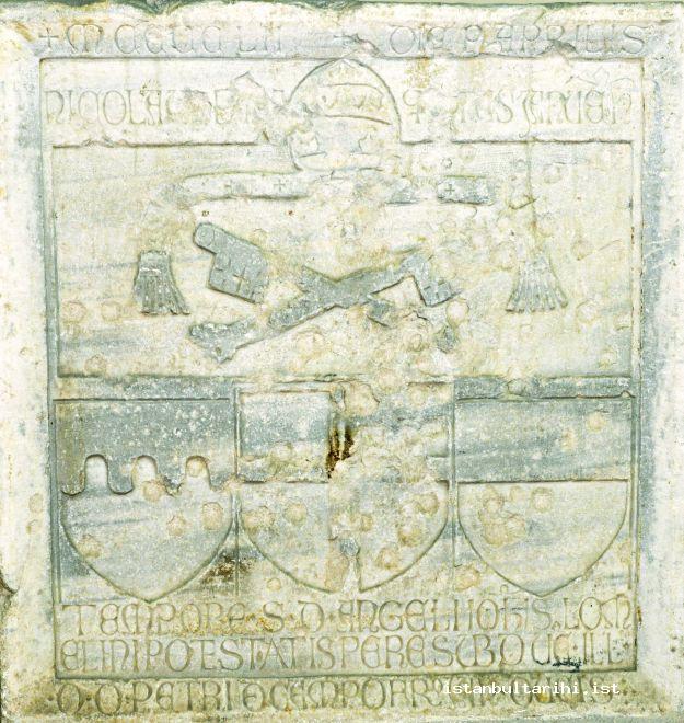 12- The inscription dated April 1, 1452 which was prepared for the restoration of Galata walls (Istanbul Archeology Museum)