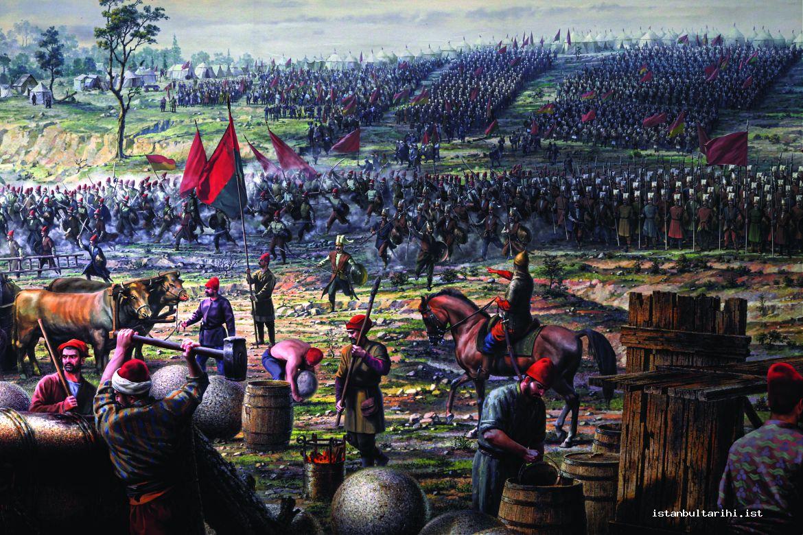 14- Ottoman forces in the siege of Istanbul (Panorama 1453 History Museum)