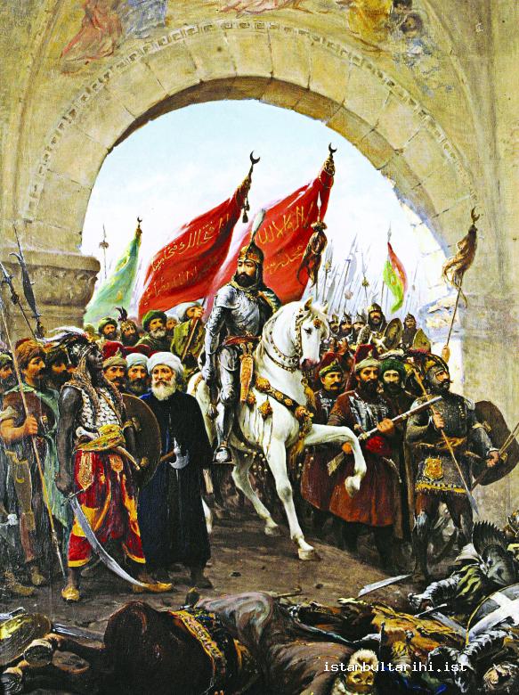 29- Sultan Mehmed II’s entrance to the city (Zonaro)