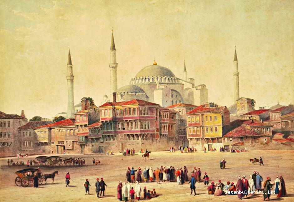 2- Hagia Sophia which was looted during Latin invasion (Fossati)