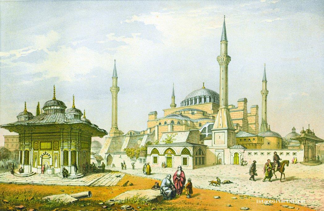 18- Ayasofya and Sultan Ahmet III Fountain (Brindesi)