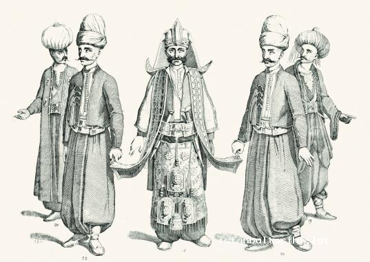 10- Janissaries: Orta Ustas, Ustas, and Karakullukçus (A. Cevad)