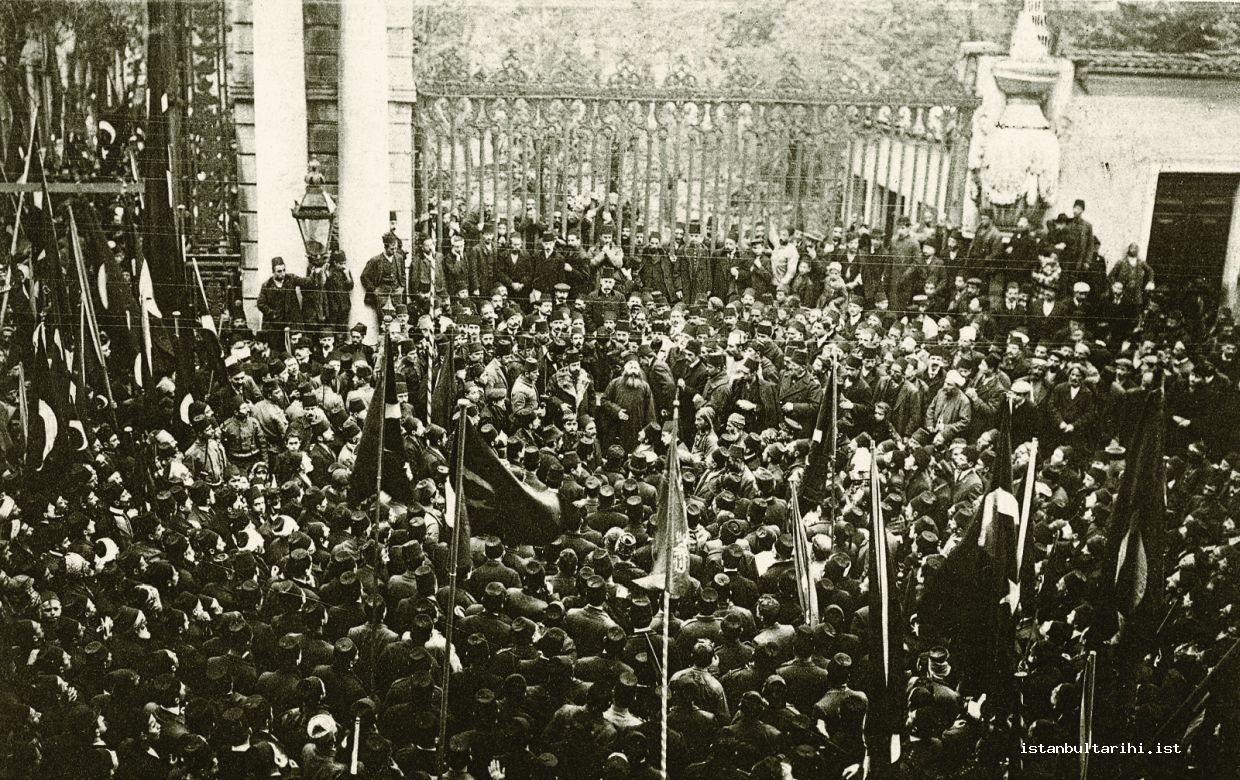 32- While Armenians were organizing a demonstration in Istanbul