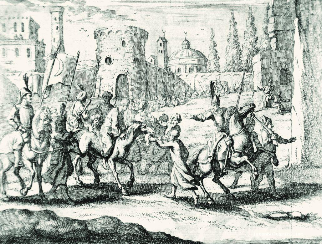 7- Taking Osman II forcefully to the dungeons of Yedikule (Rycaut)