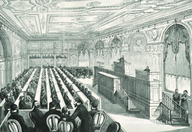 1- The opening of the Parliament (Meclis-i Mebusan) on March 19, 1877 (<em>L’Illustration</em>)