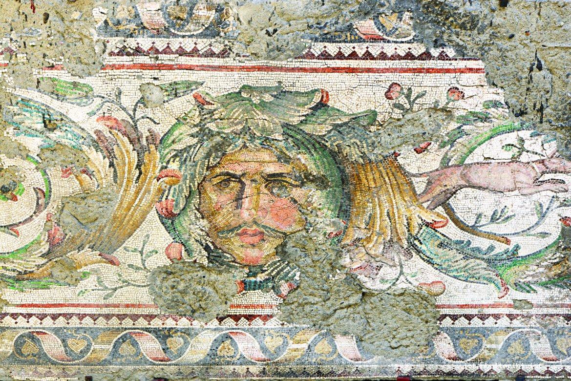 5a- The mosaics of the Great Palace which was the most important center in the city administration (Istanbul Archeology Museum)
