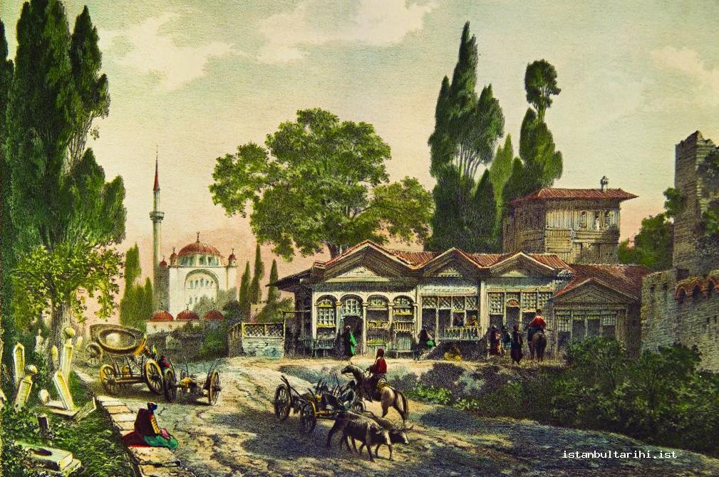 6- Topkapı, one of the first districts of Istanbul (Flandin)
