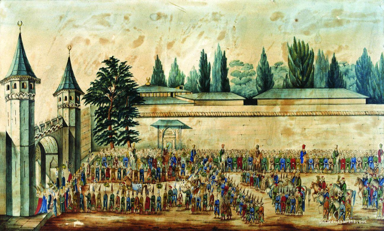 16-Sultan Mustafa III’s festival parade (1762) (Topkapı Palace Museum, no. 17/679)