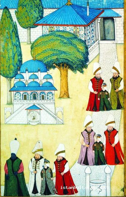 23- Sultan Ahmed III’s sons coming out of Harem for the ceremonies of their circumcision (Vehbi)