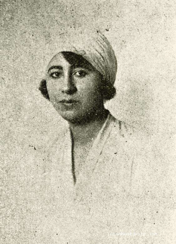 6- Ayşe Sadiye Hanım, the first female dentist (1927) (<em>Diştabipleri Cemiyeti Mecmuası</em>, year 3,no. 29, Kanunısani 1927)