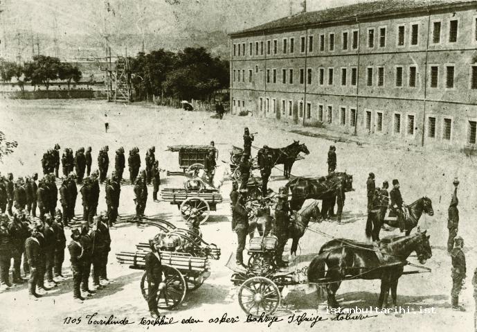 8- The fire battalion of the navy (Istanbul Metropolitan Municipality, Atatürk Library, Album no.244)