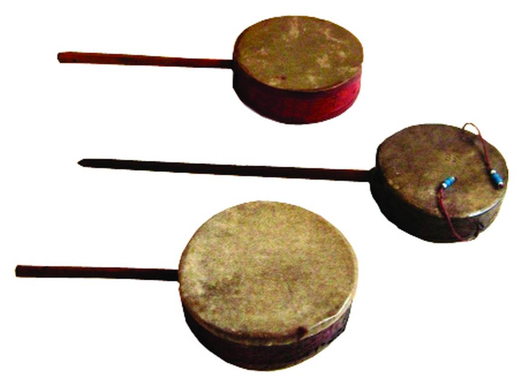 6- Hand drums manufactured in Eyüp (beginning of 20<sup>th</sup> century, Istanbul Metropolitan Municipality City Museum)