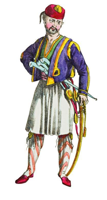 2- An Albanian (Costumes L’Empire Turc)