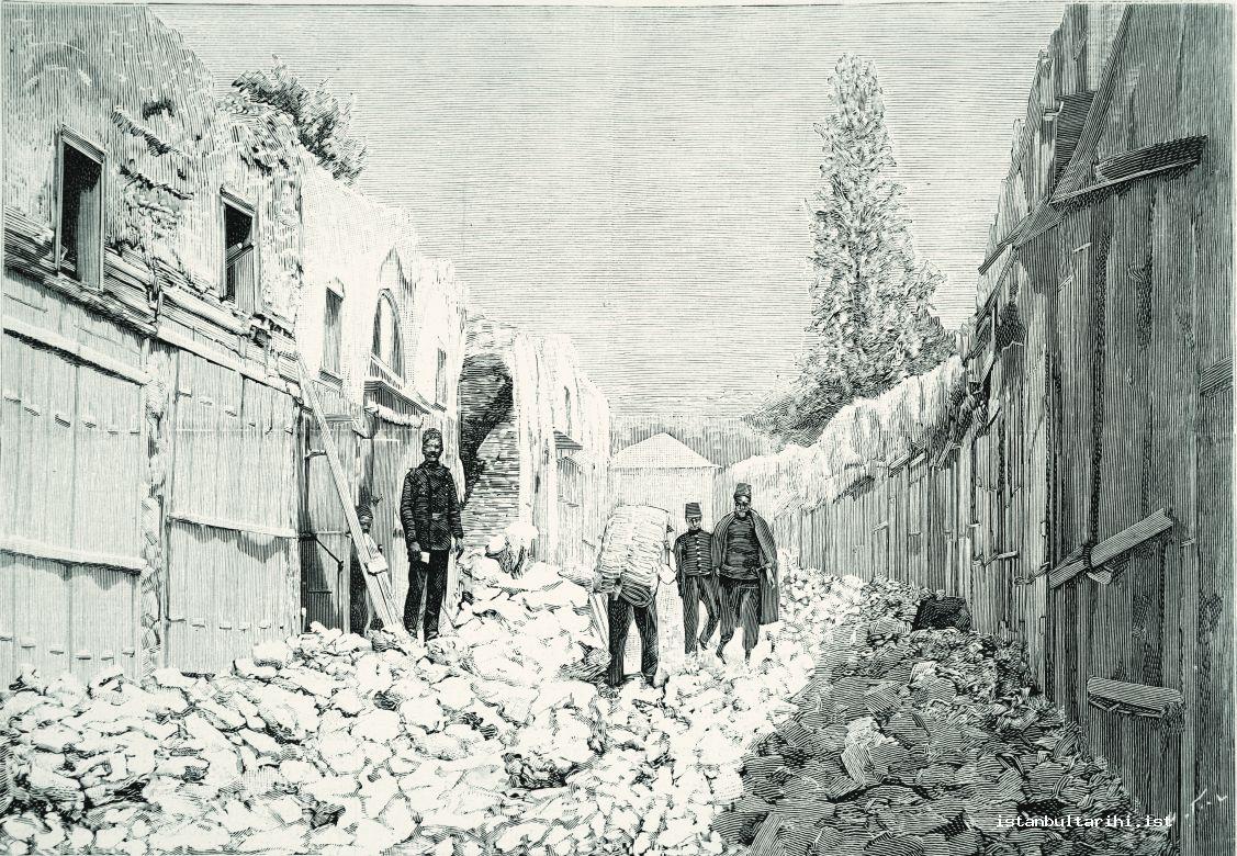 4- The city which turned into ruins after an earthquake