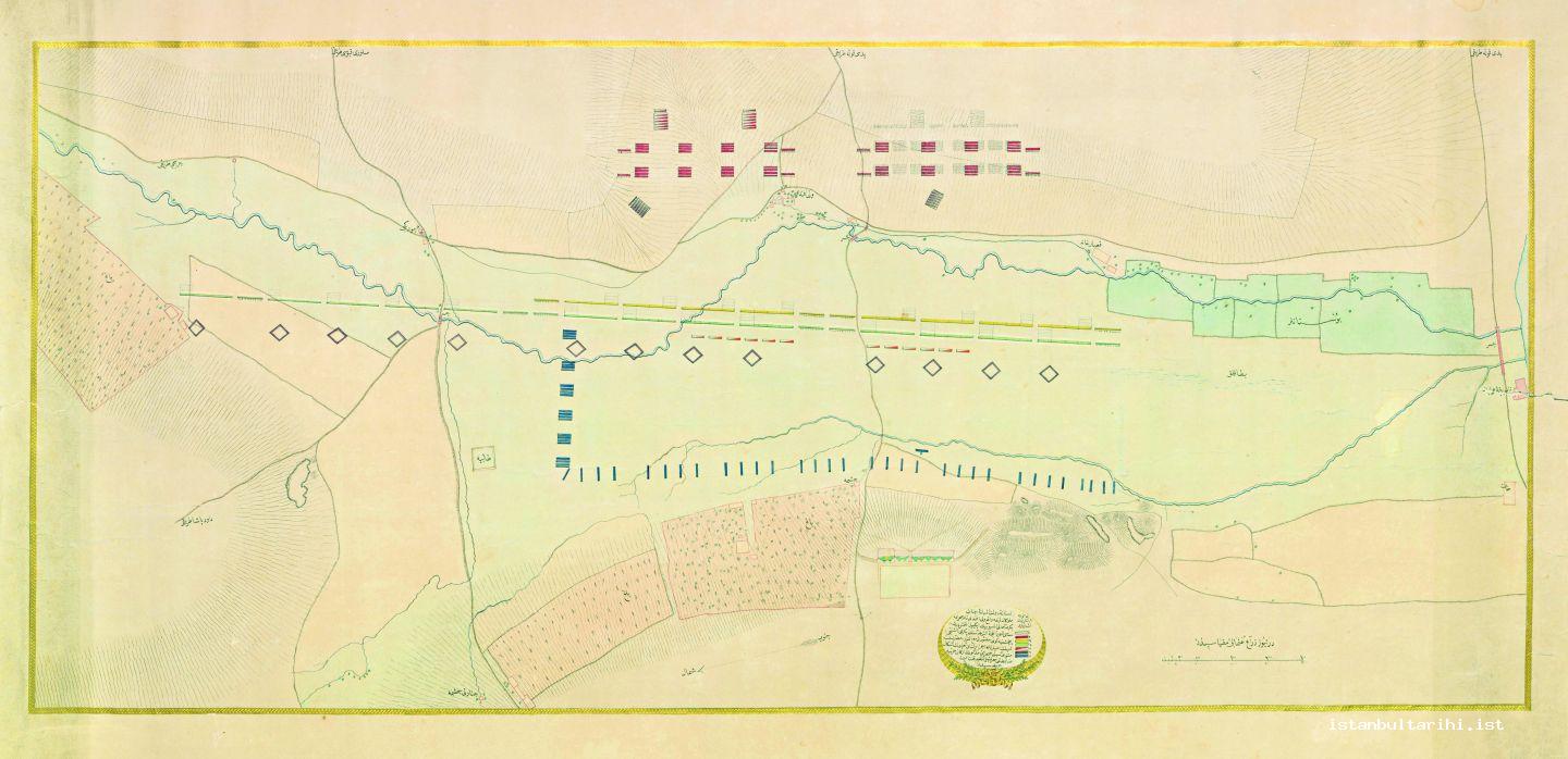 16- The plan of the horse races organized in Veli Efendi pasture in the presence of the sultan (23 November 1848) (Istanbul University, Rare Books and Special CollectionsLibrary, Maps Section)