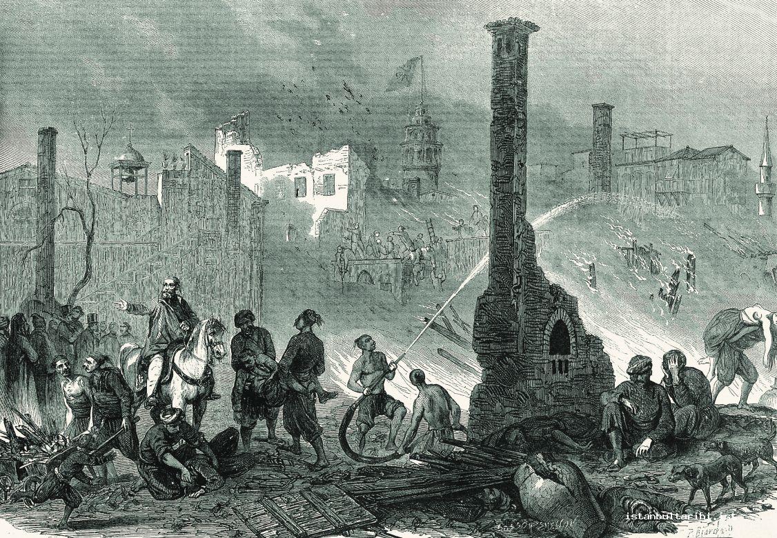 13- The fire in 1865 (<em>L’Illustration</em>)