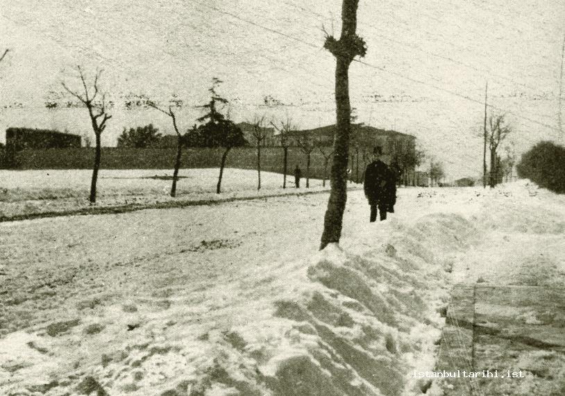 24- A winter scene from Nişantaşı and around it