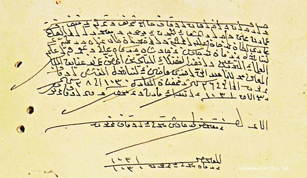 3- Accounting record of Fatih Hospital dated 12 March 1622 (Prime Ministry Ottoman Archives, MAD, no. 5080, p. 2, 6-7)