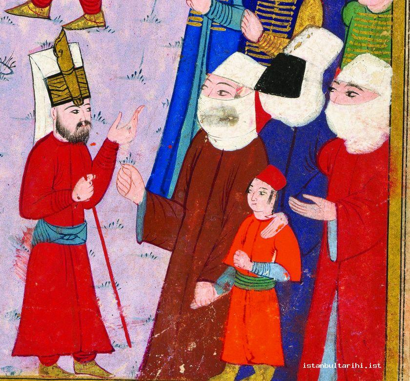 3- A child and ladies watching the shows in the festivities of 1582 (<em>İntizami</em>)