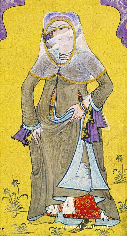 11- A woman in her daily clothes (Levni, Album)