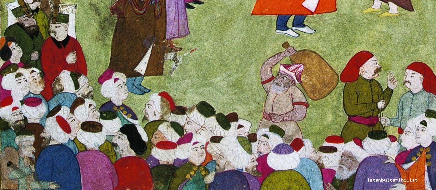16- People of Istanbul in the festivities of 1720 (<em>Surname</em>, no. 3594)
