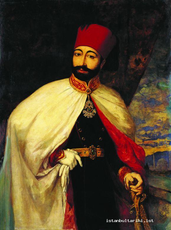 26- Sultan Mahmud II in western style attires (Topkapı Palace Museum, no. 17/36)