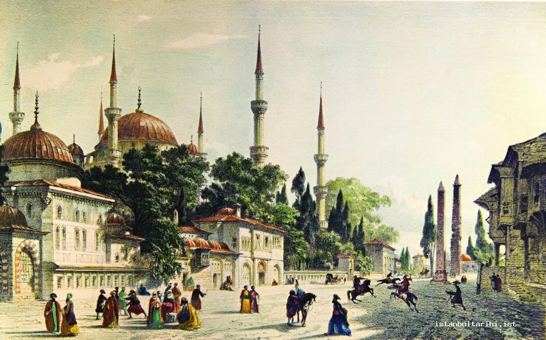 12- Sultanahmet Square, the most important meeting place of the people of Istanbul (Flandin)