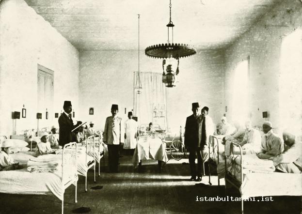 12- The hospital ward in Darülaceze (Istanbul Metropolitan Municipality, Atatürk Library, Album no. 66)