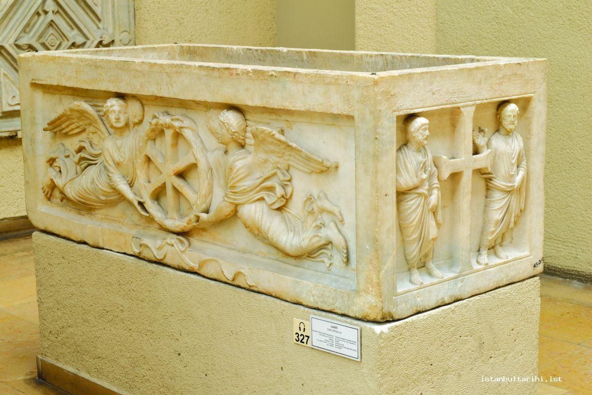 3- A sarcophagus in the Church of Apostles which believed to belong to emperors’ cemetery (Istanbul Archeology Museum)