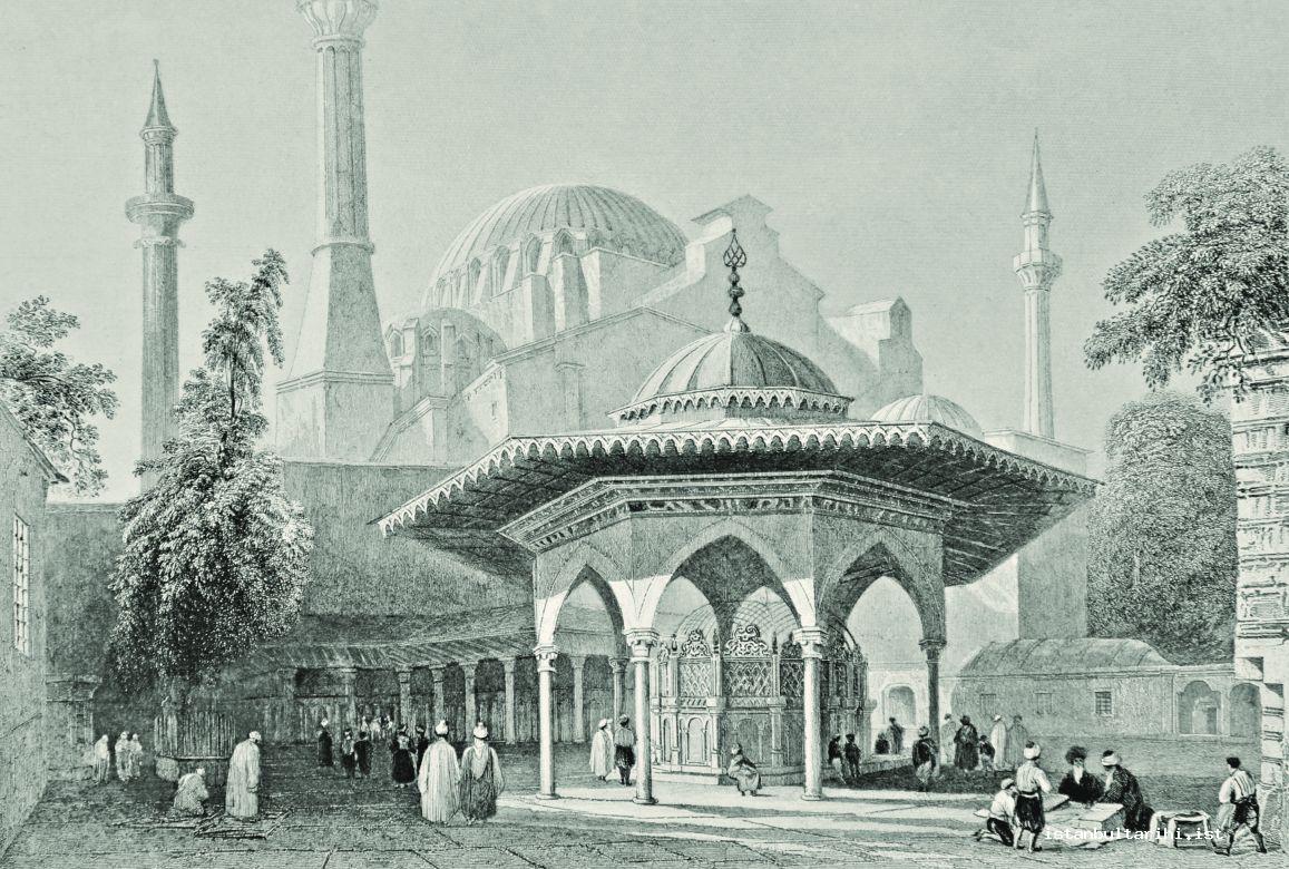2- The yard of Ayasofya Mosque (Pardoe)