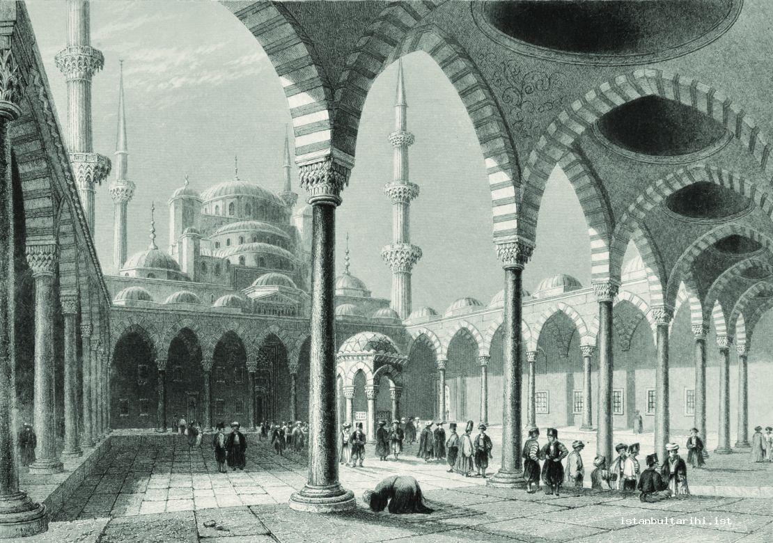 3- The yard of Sultanahmet Mosque (Pardoe)