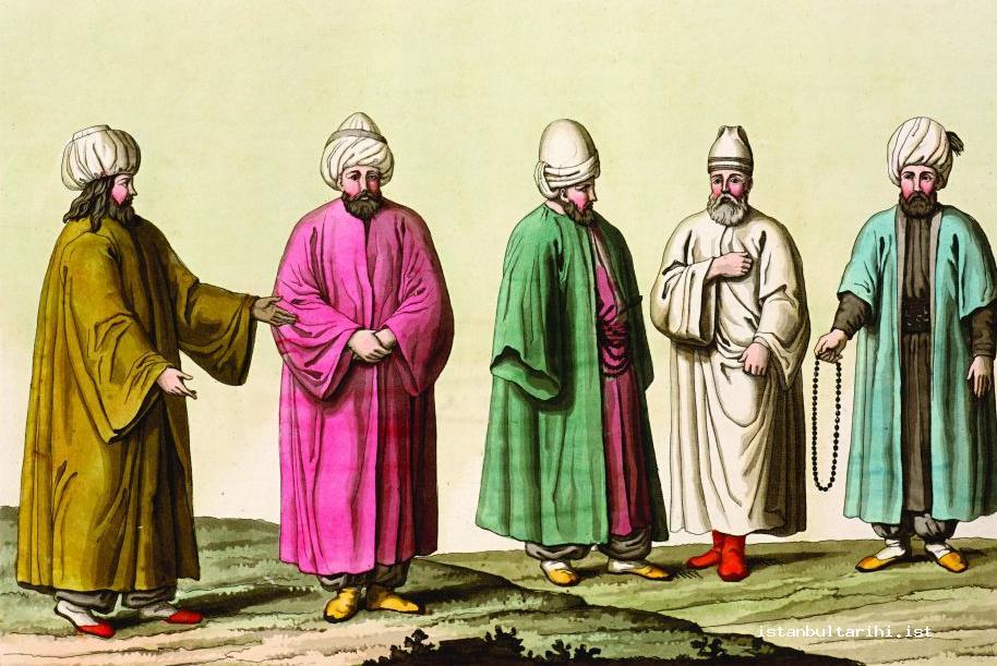 2- The clothes of the masters and dervishes of the Sufi orders (d’Ohsson)
