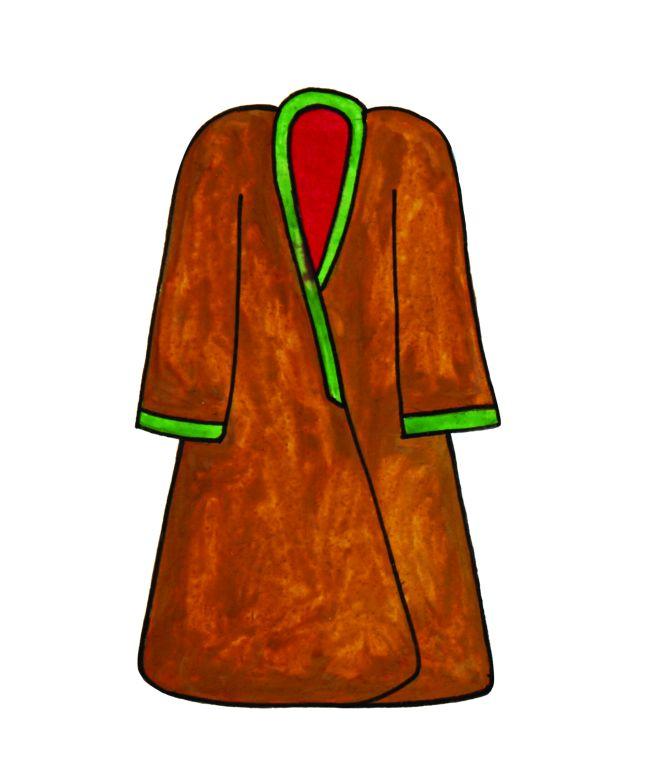13- Dervish coarse woolen cloth (Aba) (<em>Mecmua</em>)