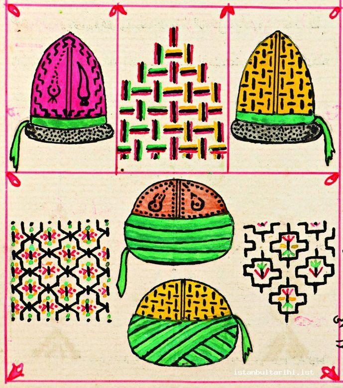 24- The signs of naqshi cap’s embroidering (<em>Mecmua</em>)
