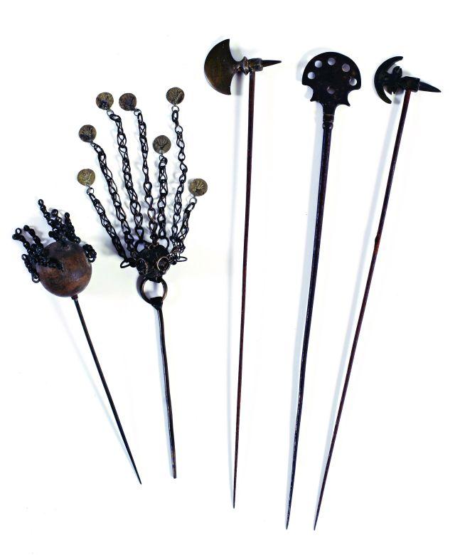 6- Some of the instruments used by dervishes (Istanbul Metropolitan Municipality City Museum)