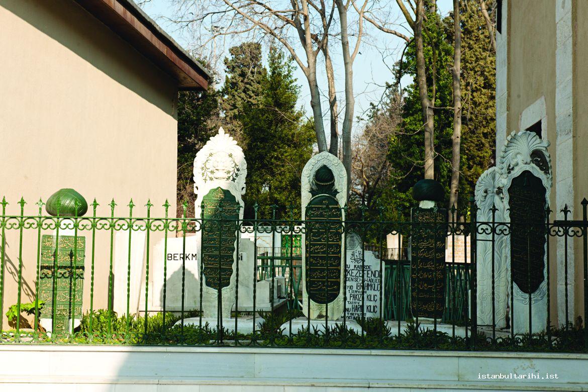13- The fenced graveyard of Merkez Efendi Mosque