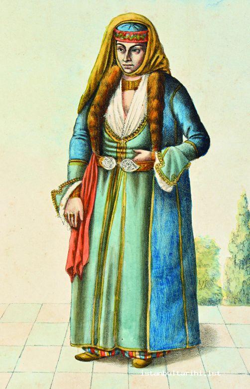 2- Costumes of Jewish women (A: Istanbul Metropolitan Municipality, Atatürk Library, B, C, D: Costume l’Empire Turc, 1821)
